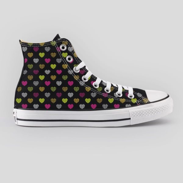 All Star alta nera Needlework