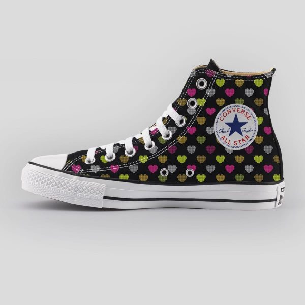 All Star alta nera Needlework - immagine 2